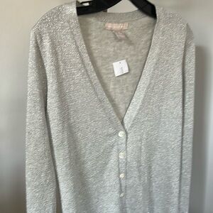 Banana Republic Gray Cardigan Sweater
